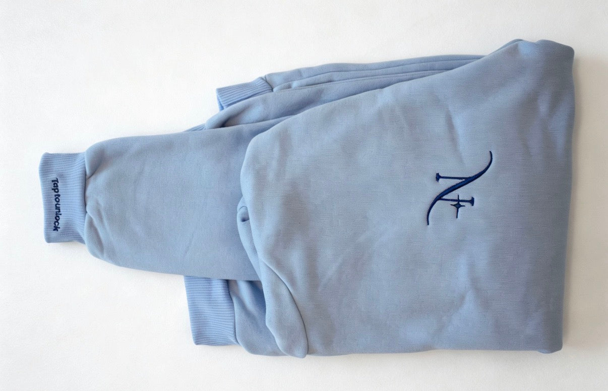 Frosted Blue Locket Hoodie