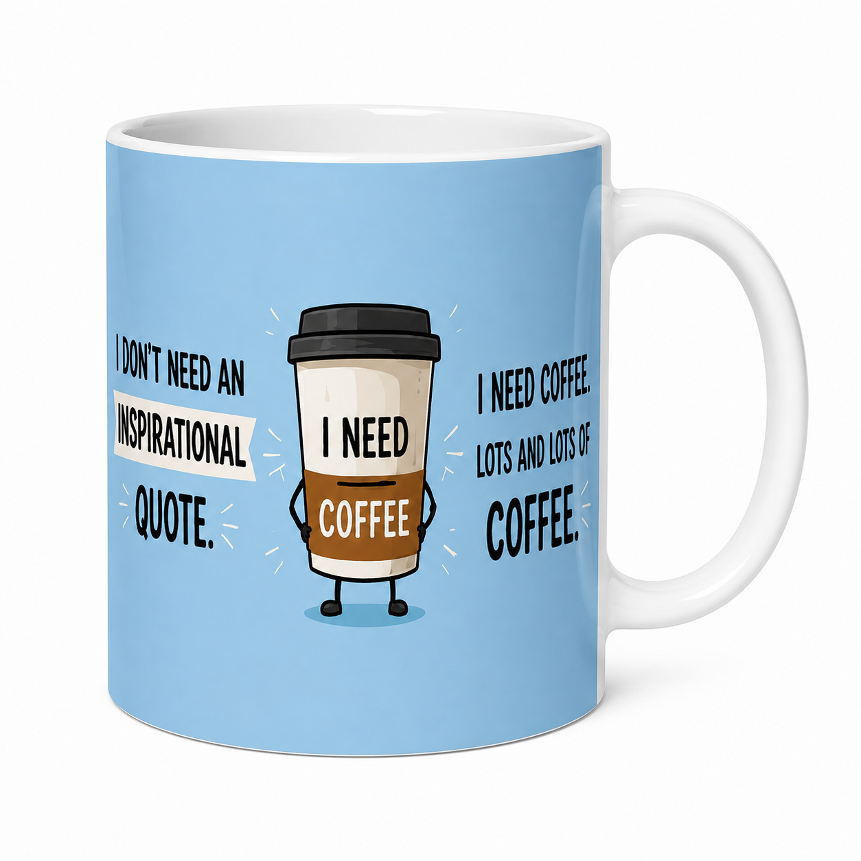 I Need Lots Of Coffee Mug
