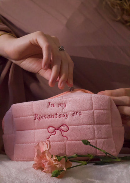 In My Romantasy Era Pouch - Pink Bookish Pencil Case & Makeup Bag - Aesthetic Pouch for Readers