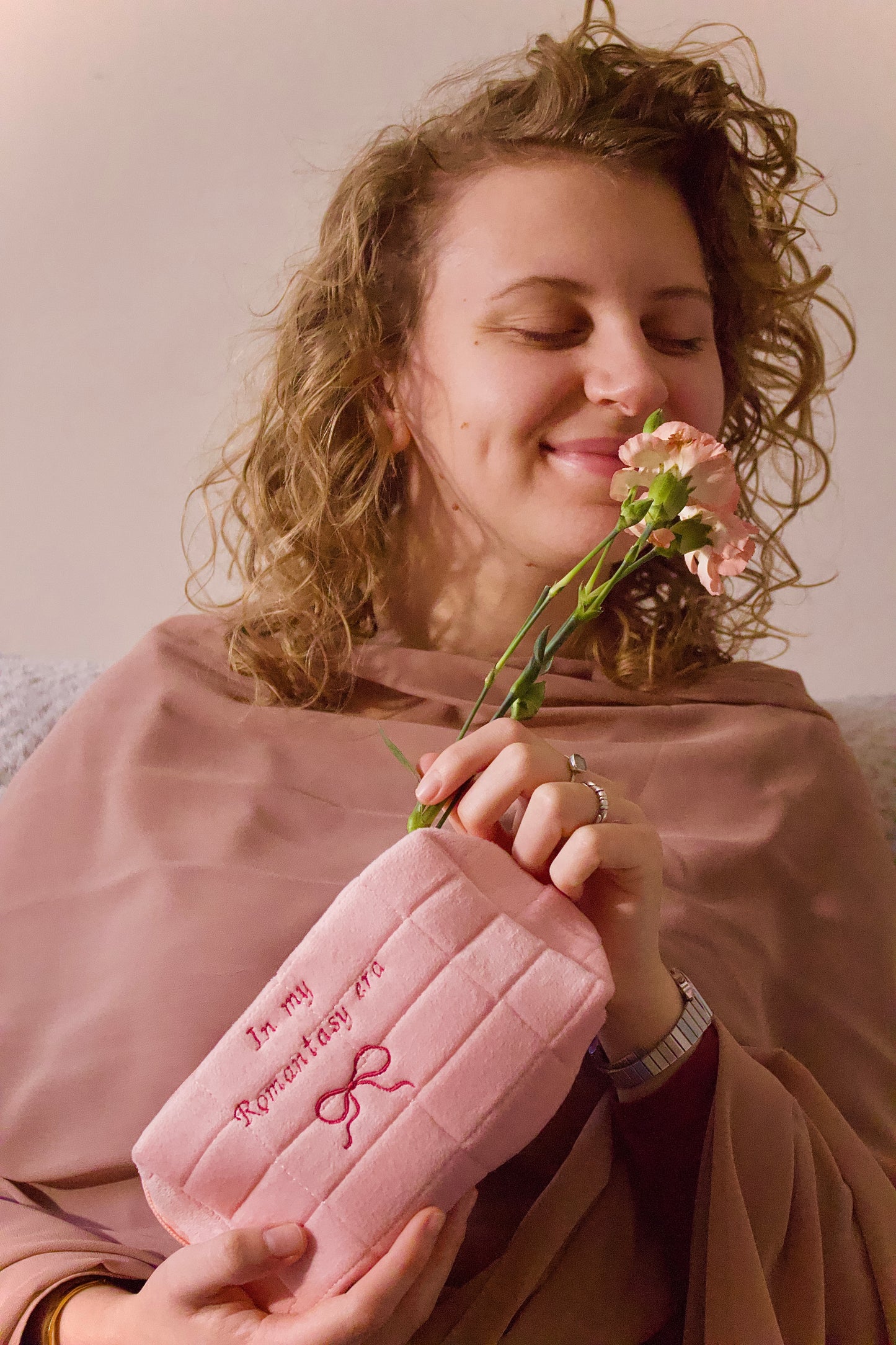 In My Romantasy Era Pouch - Pink Bookish Pencil Case & Makeup Bag - Aesthetic Pouch for Readers