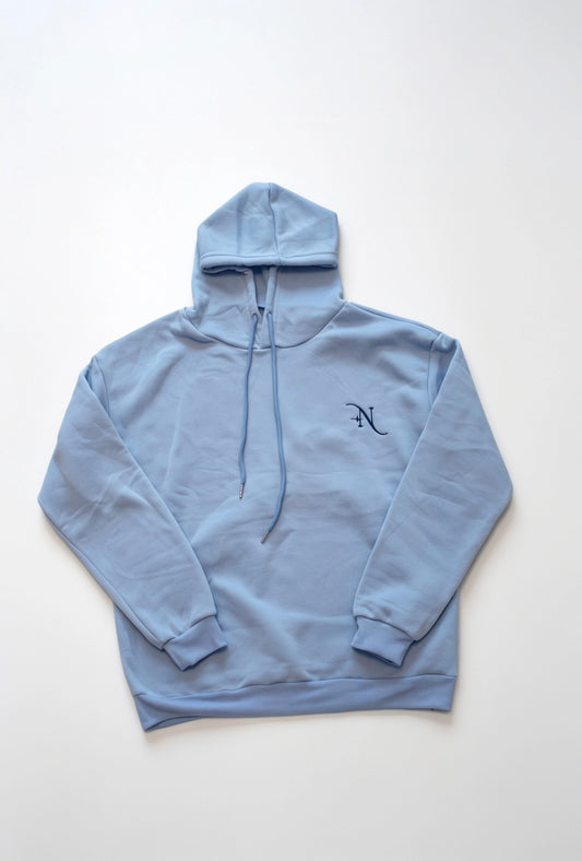 Frosted Blue Locket Hoodie