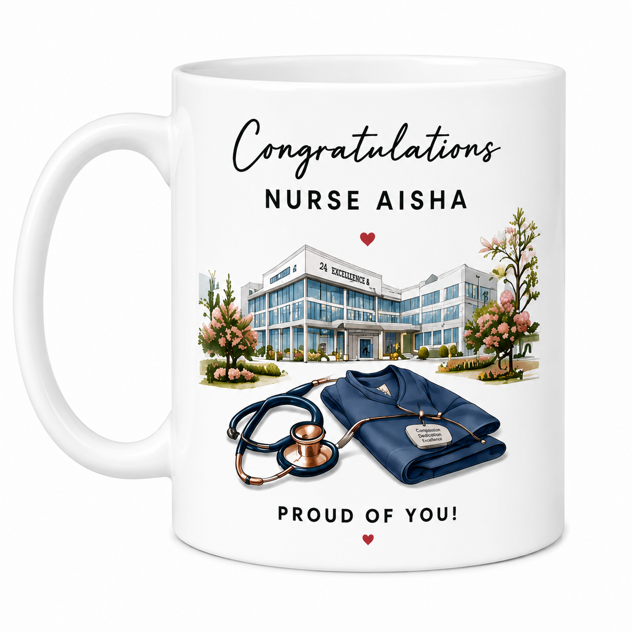 Congratulations Nurse Personalised Mug