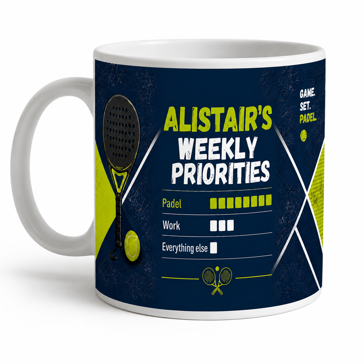 Personalised Padel Mug