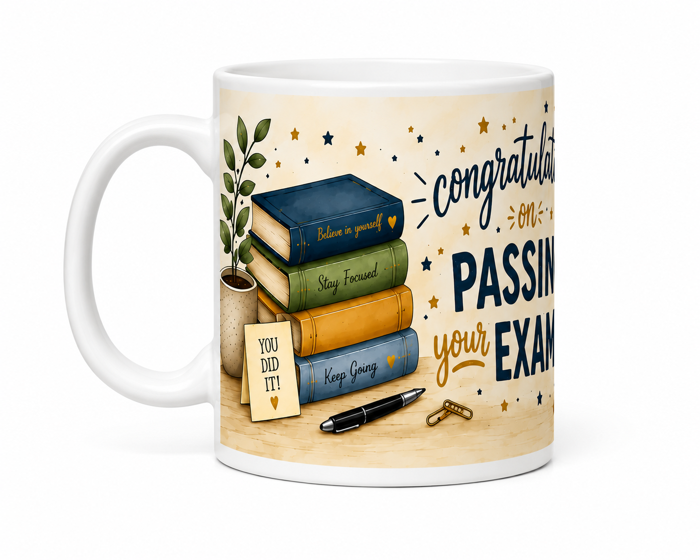 Congratulations on passing your exams mug