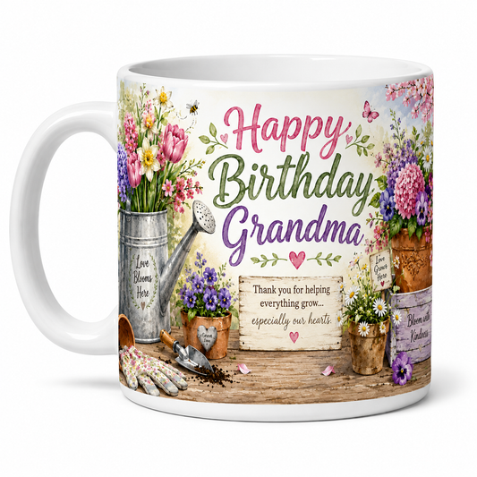 Happy Birthday Grandma Spring Gardening