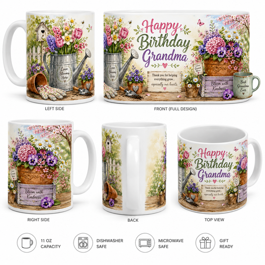 Happy Birthday Grandma Spring Gardening
